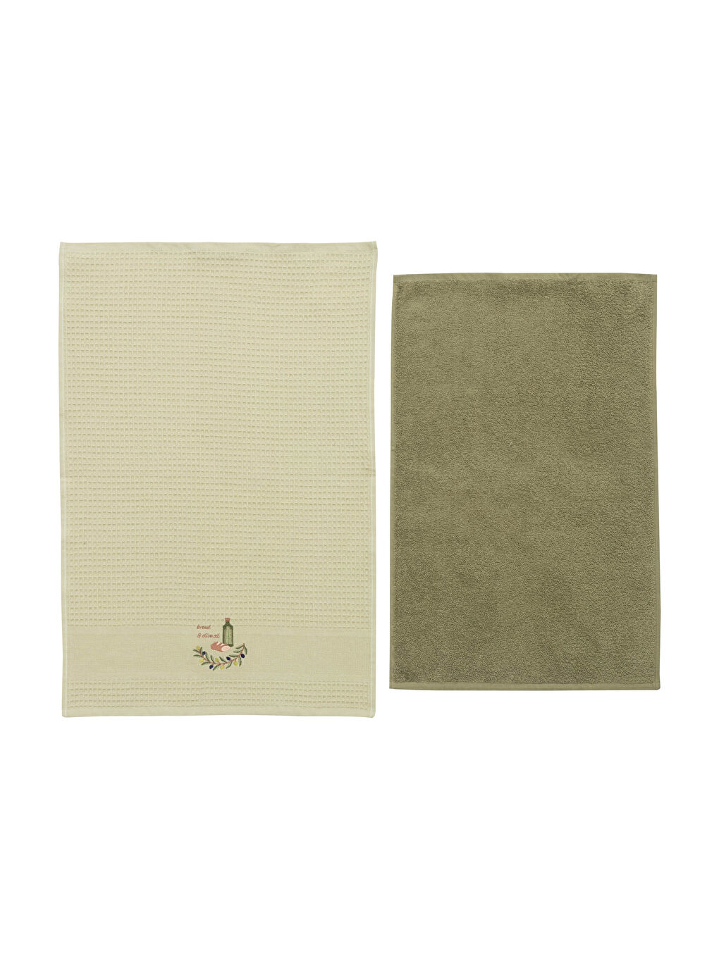 منشفة تجفيف بتطريز مفصل 40x60 سم-2