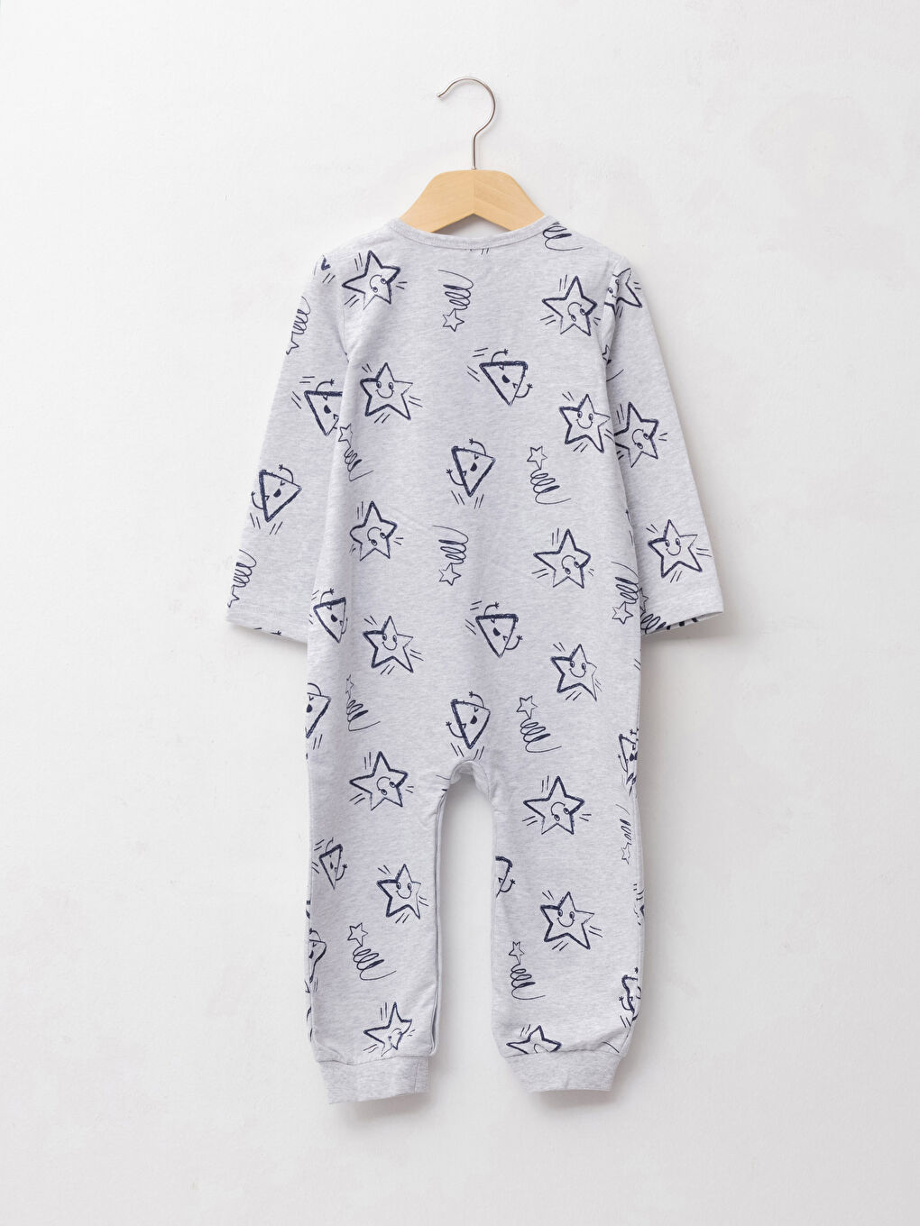 LCW baby Rundhalsausschnitt Langarm Bedruckter Baby Jungen Overall -W1FH55Z1-998