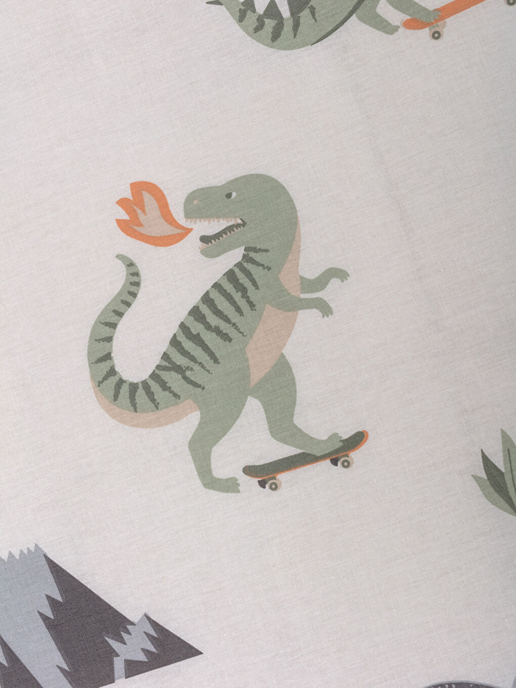 LCW HOME Dinosaurier Bedruckte Gewebte Bettbezug-Garnitur für Jungen -W1FJ39Z4-F9C