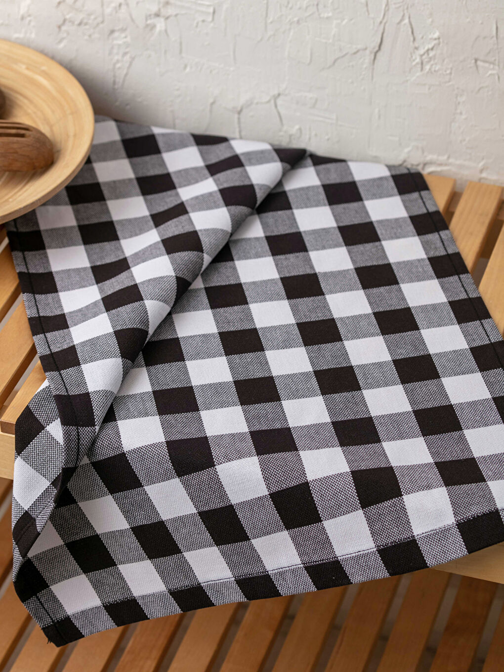 Torchon à Motif Écossais 40x60 Cm