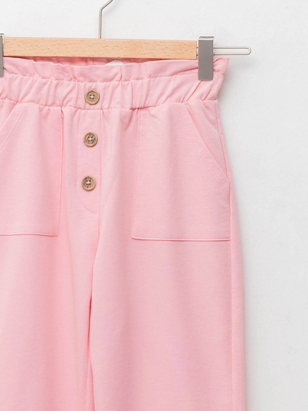 Elasticated Waist Basic Girls' Jogger Trousers-2