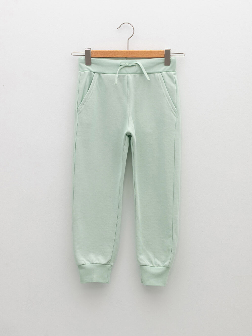 Yeşil Beli Lastikli Basic Erkek Çocuk Jogger Eşofman Altı