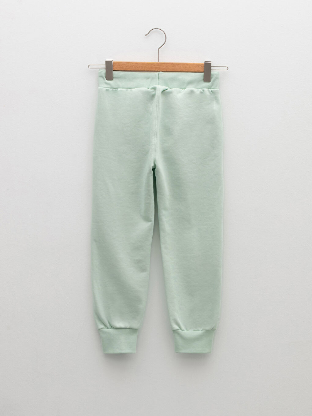 Yeşil Beli Lastikli Basic Erkek Çocuk Jogger Eşofman Altı-1