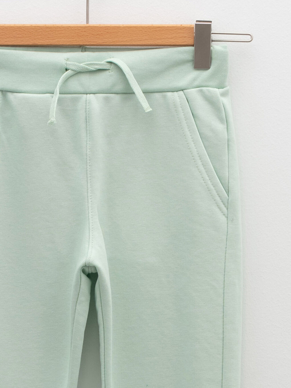 Yeşil Beli Lastikli Basic Erkek Çocuk Jogger Eşofman Altı-2