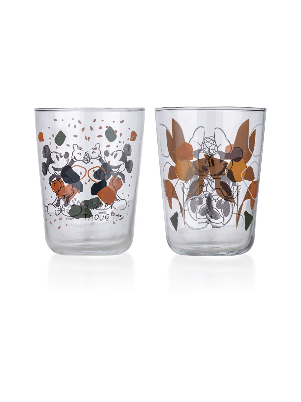 LCW HOME Mickey Mouse Licensed Glass Cup 2 Pcs 250 Ml -W1FK45Z4-F9C