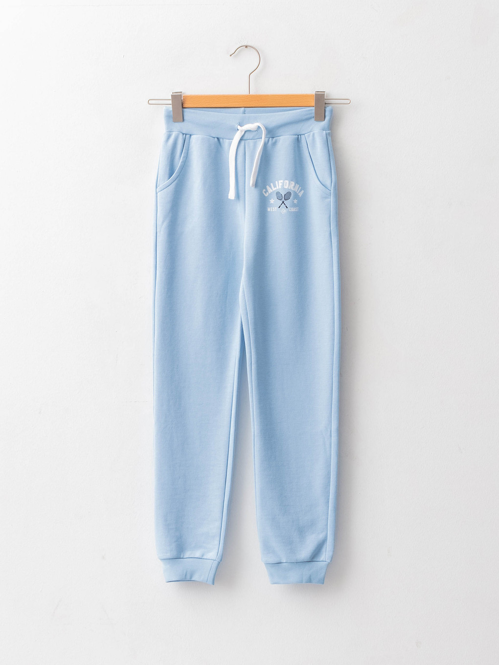 Elastic Waist Printed Girl Jogger Sweatpants