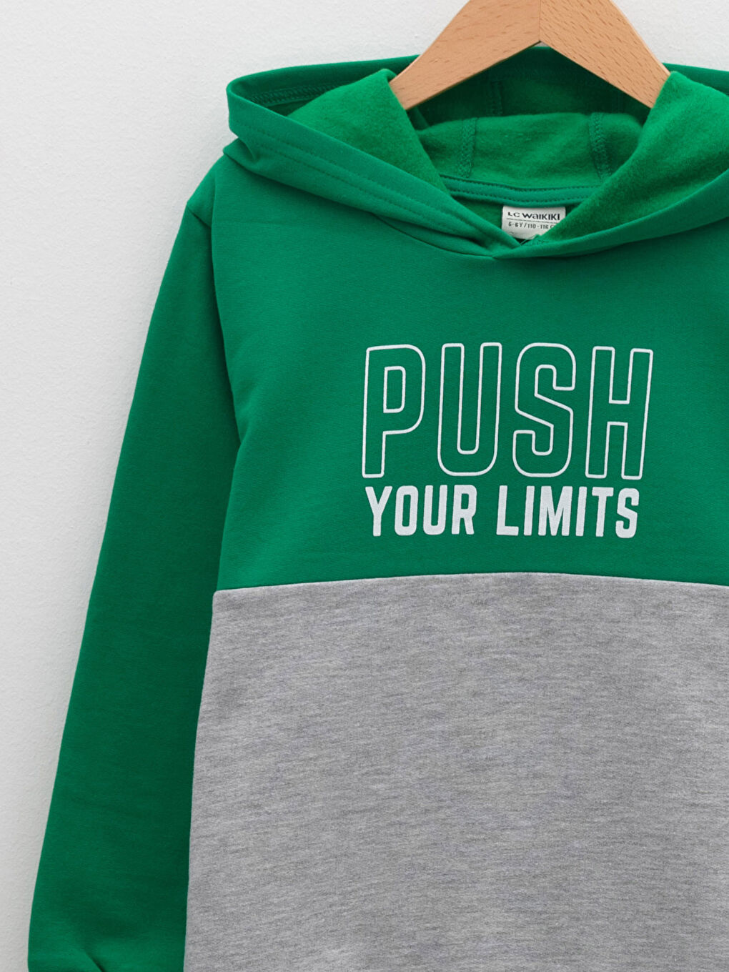 Hooded Printed Long Sleeve Boy Sweatshirt and Sweatpants-2