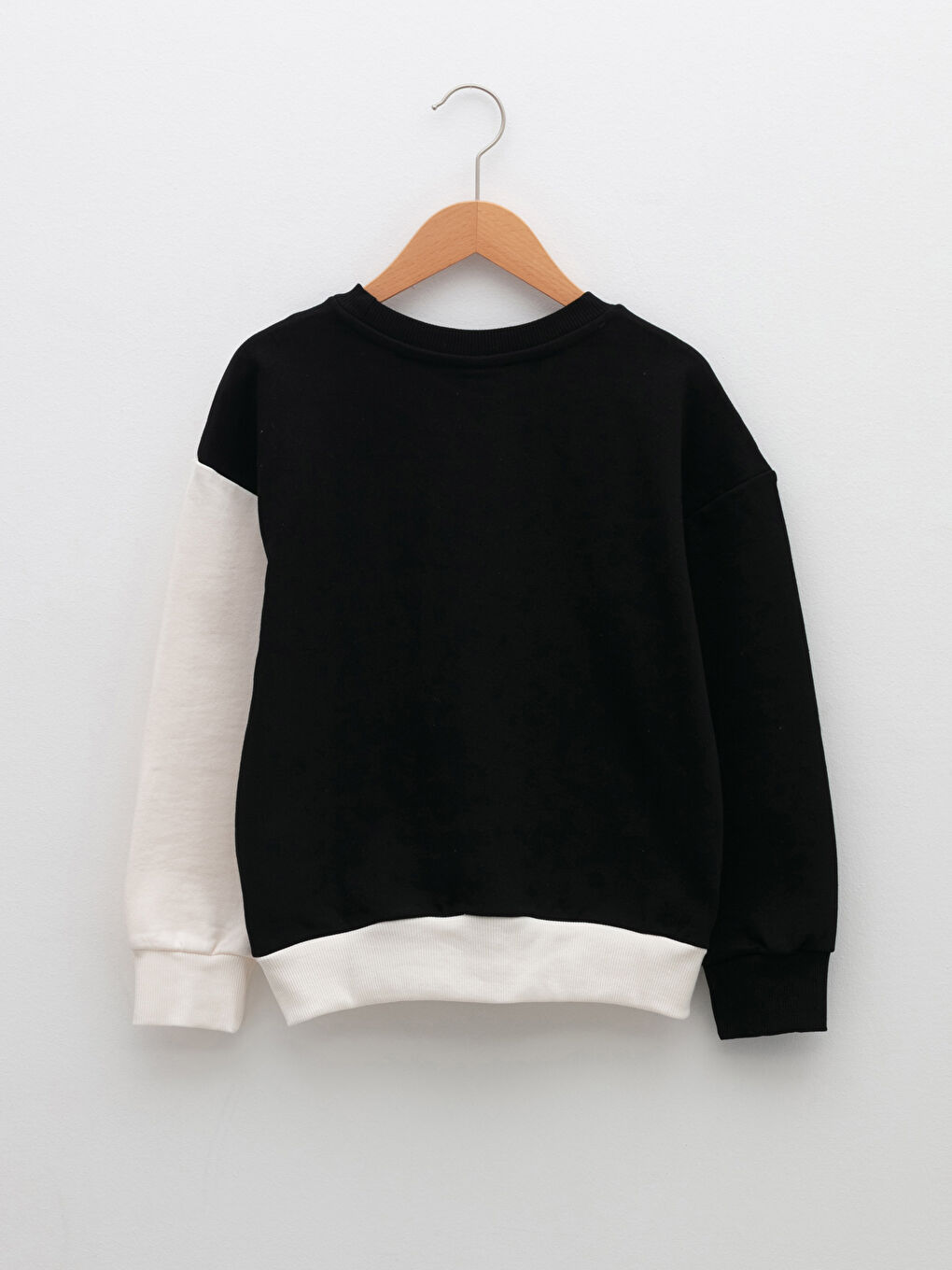 Crew Neck Two-way Sequin Long Sleeve Girl Sweatshirt-2