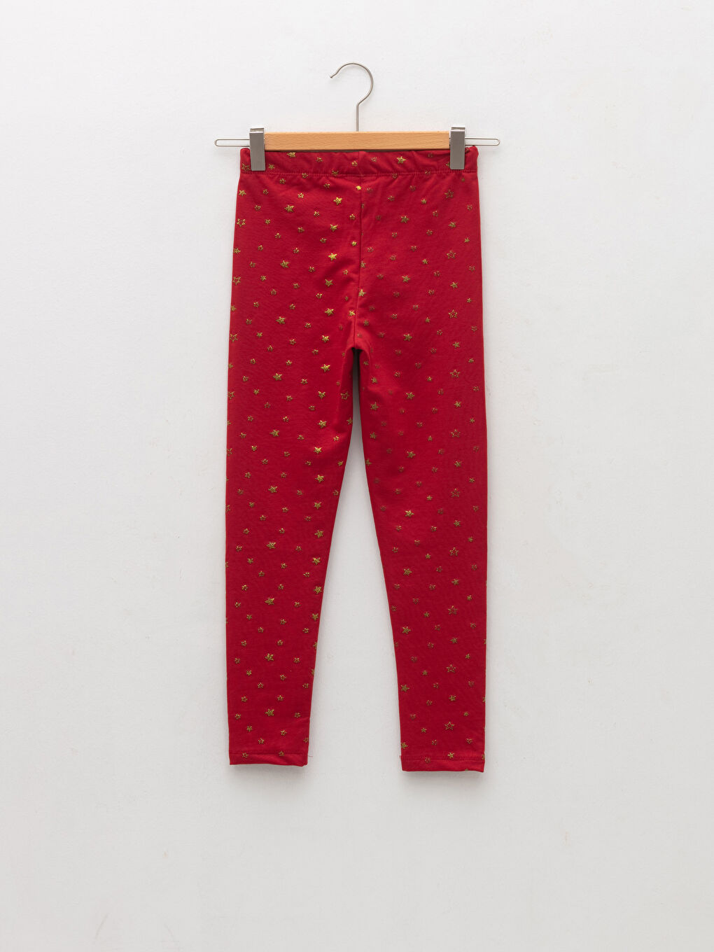 Қыздарға арналған серпімді белдік принтті леггинстер-1