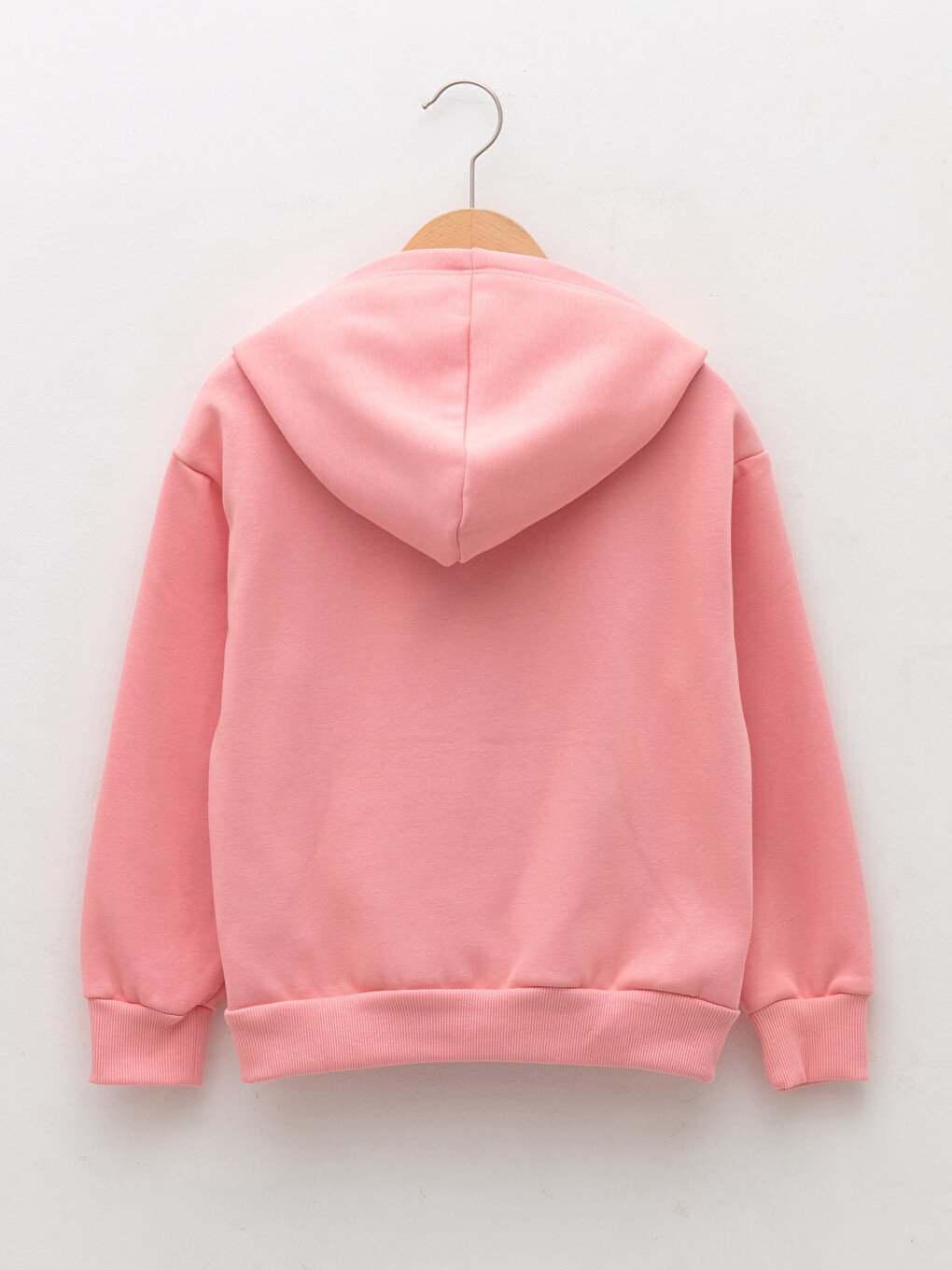 Hooded Printed Long Sleeve Girls' Sweatshirt-1