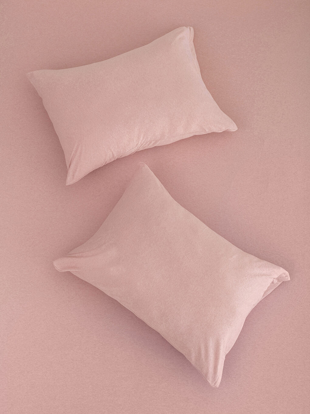 LCW HOME Double Plain Knitted Duvet Cover Set -W1G486Z8-LT4