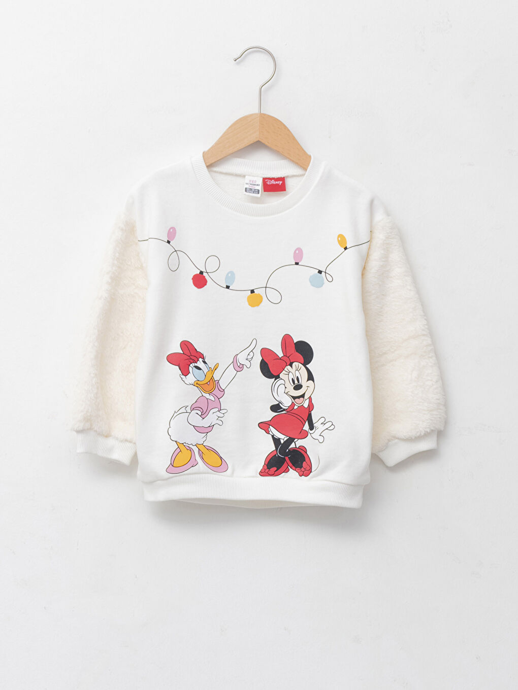 Crew Neck Long Sleeve Disney Printed Baby Girl Sweatshirt -W1G689Z1-FDW