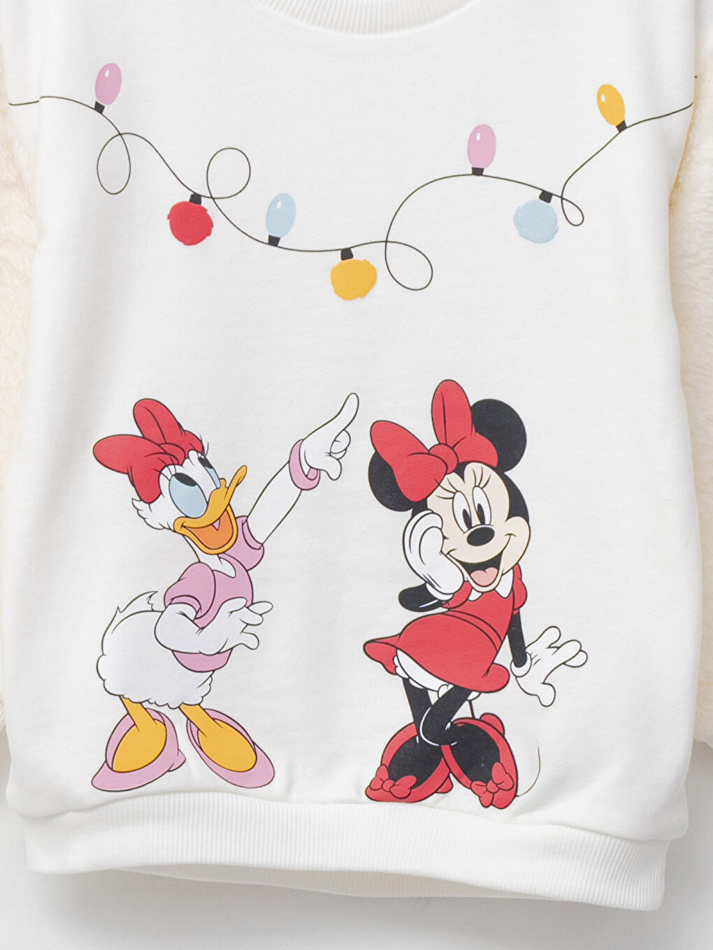 Crew Neck Long Sleeve Disney Printed Baby Girl Sweatshirt -W1G689Z1-FDW