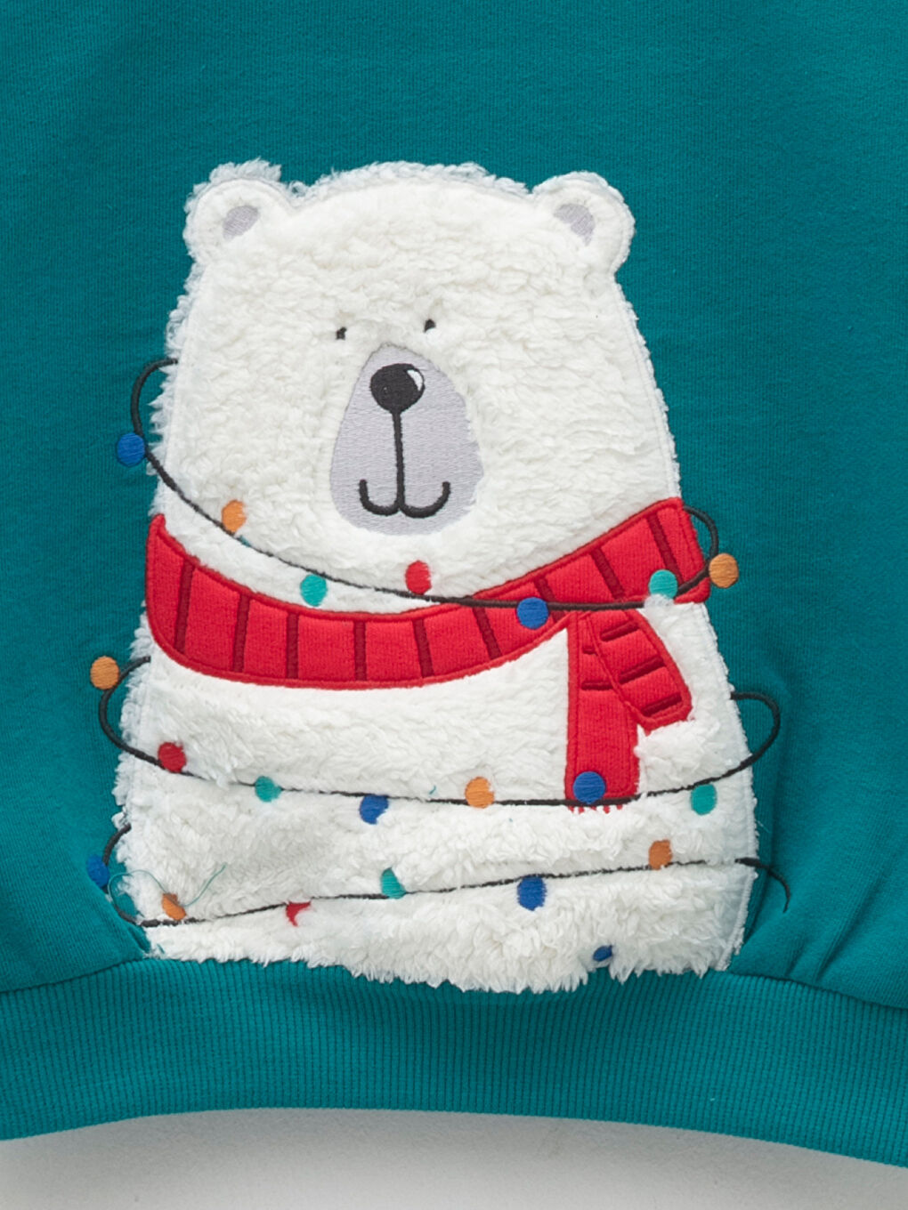 LCW baby Crew Neck Long Sleeve Christmas Themed Baby Boys' Sweatshirt -W1G836Z1-H3L
