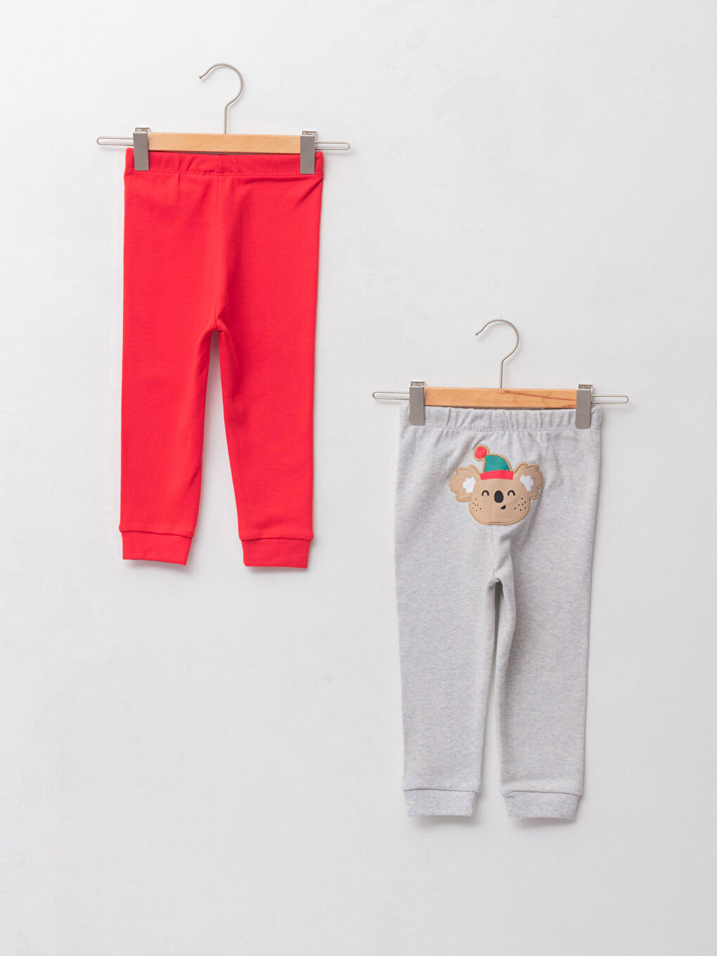 Пижамные Штаны для Малышей Мальчиков с Вышивкой и Эластичной Талией, 2 шт.-1