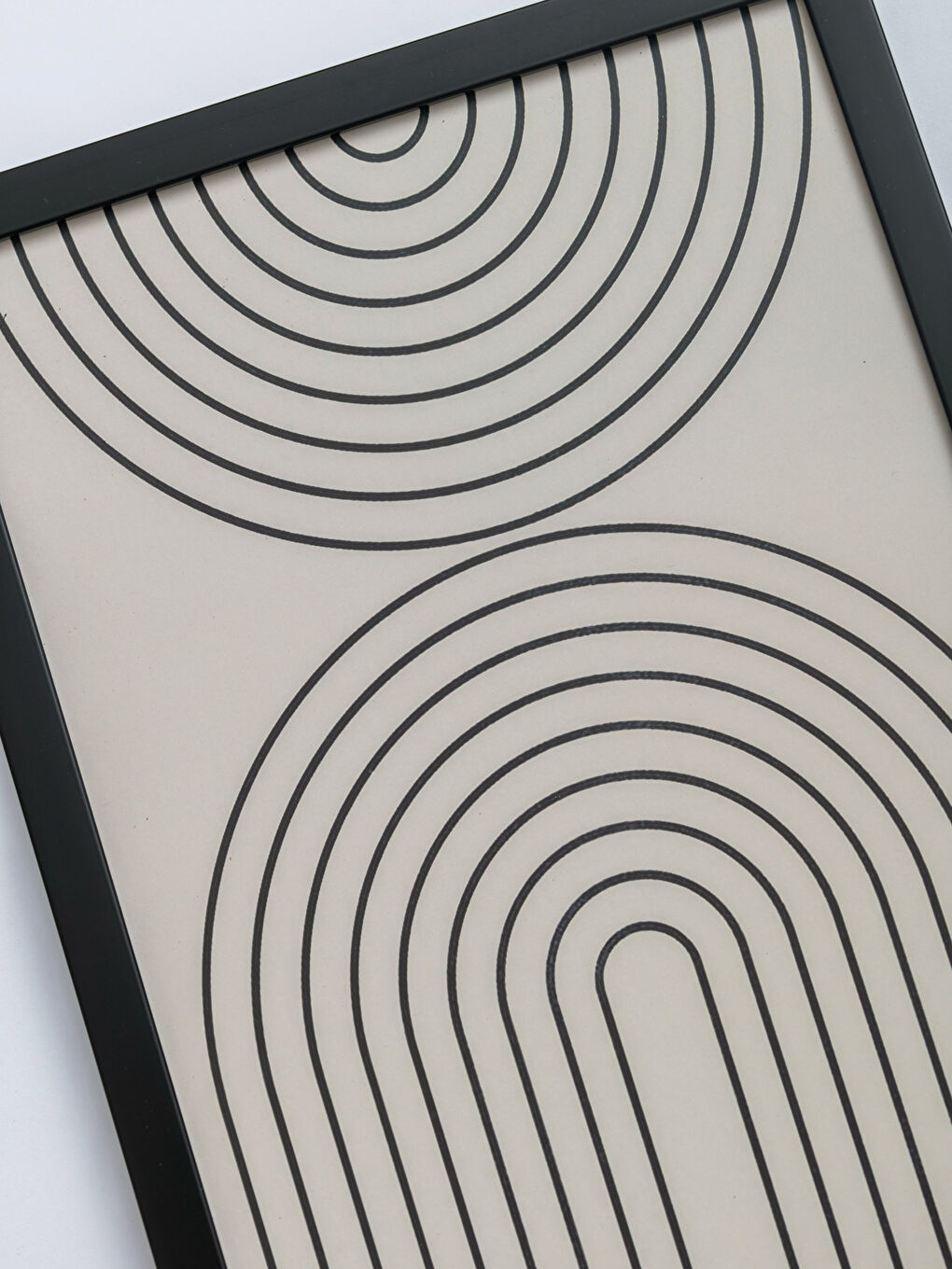 Siyah Ahşap Desenli Dekoratif Tablo 24x35 cm-1