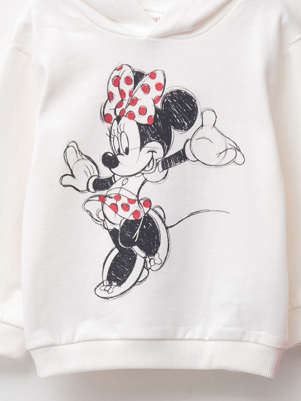 Ensemble Sweat-Shirt à Capuche et Pantalon Legging Imprimé Minnie Mouse en Coton à Manches Longues pour Bébé Fille (Lot de 2)-6