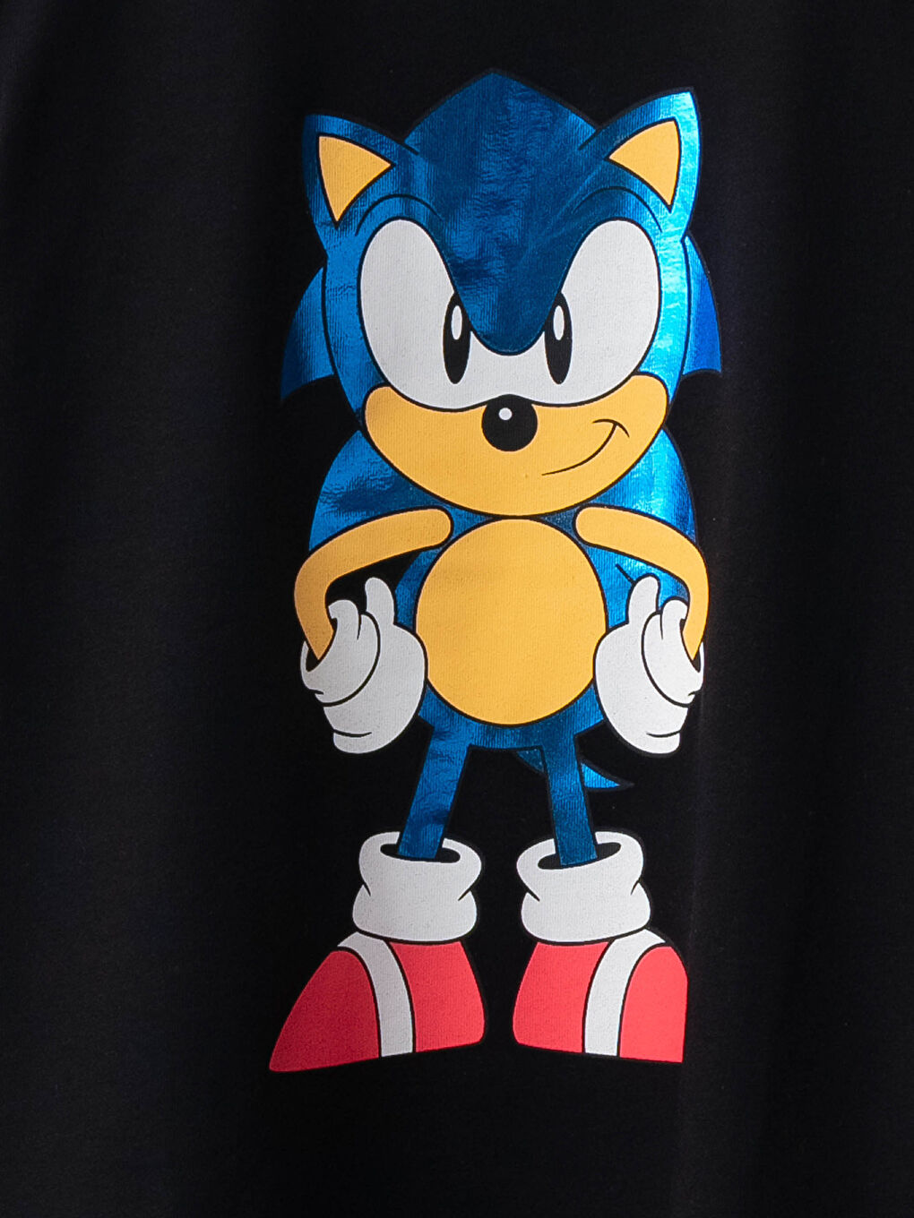 تيشيرت أولاد قطن كم قصير مطبوع برقبة دائرية سونيك-2