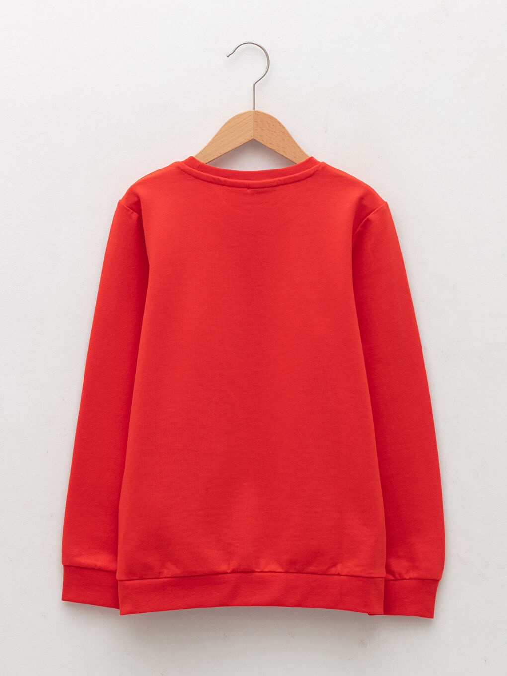 Crew Neck Spider-Man Printed Long Sleeve Boys' Sweatshirt-1