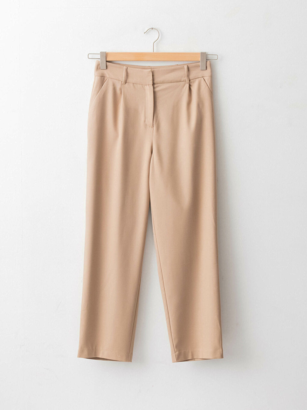 Comfortable Fit Pocket Detailed Women's Trousers-10