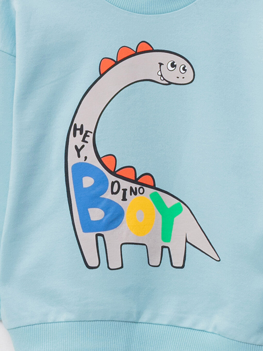 Crew Neck Long Sleeve Printed Cotton Baby Boy Sweatshirt and Trousers 2-Pack Set-2