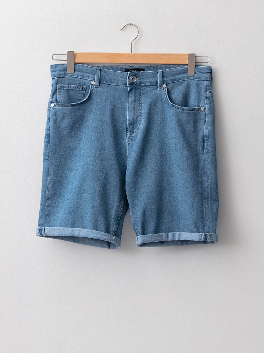 Standard Fit Men's Denim Shorts-9