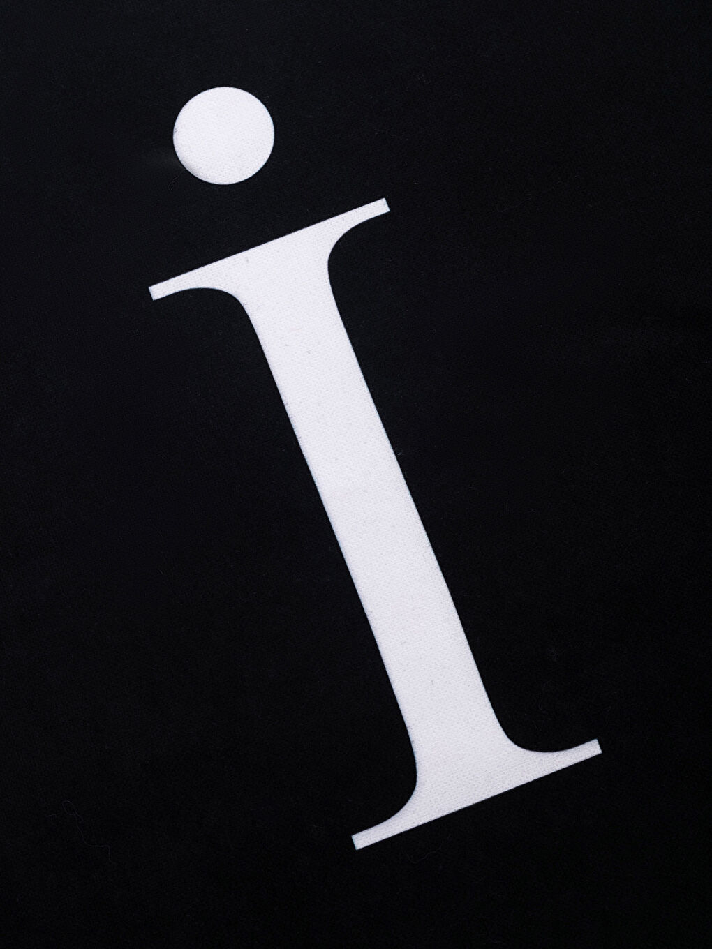 Karışık İ Harfi Baskılı Kırlent Kılıfı 45x45 cm-2