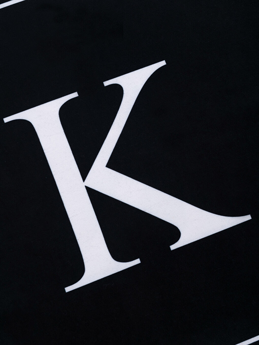 Housse de Coussin Imprimée Lettre K 45x45 Cm-2