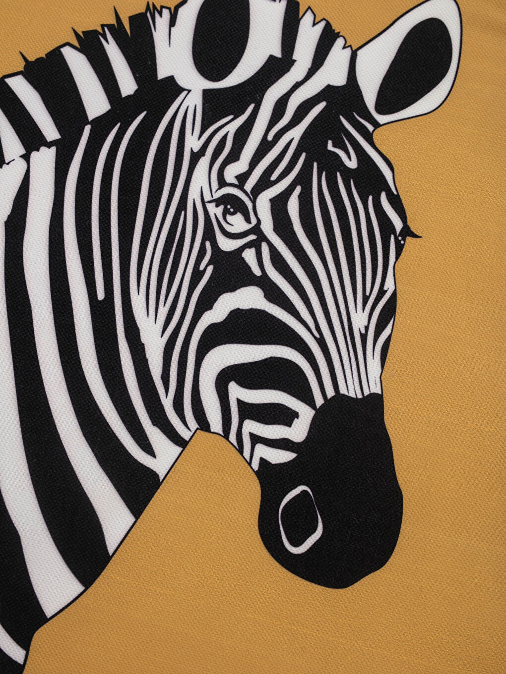 Housse de Coussin Imprimée Zèbre 45x45 Cm-3