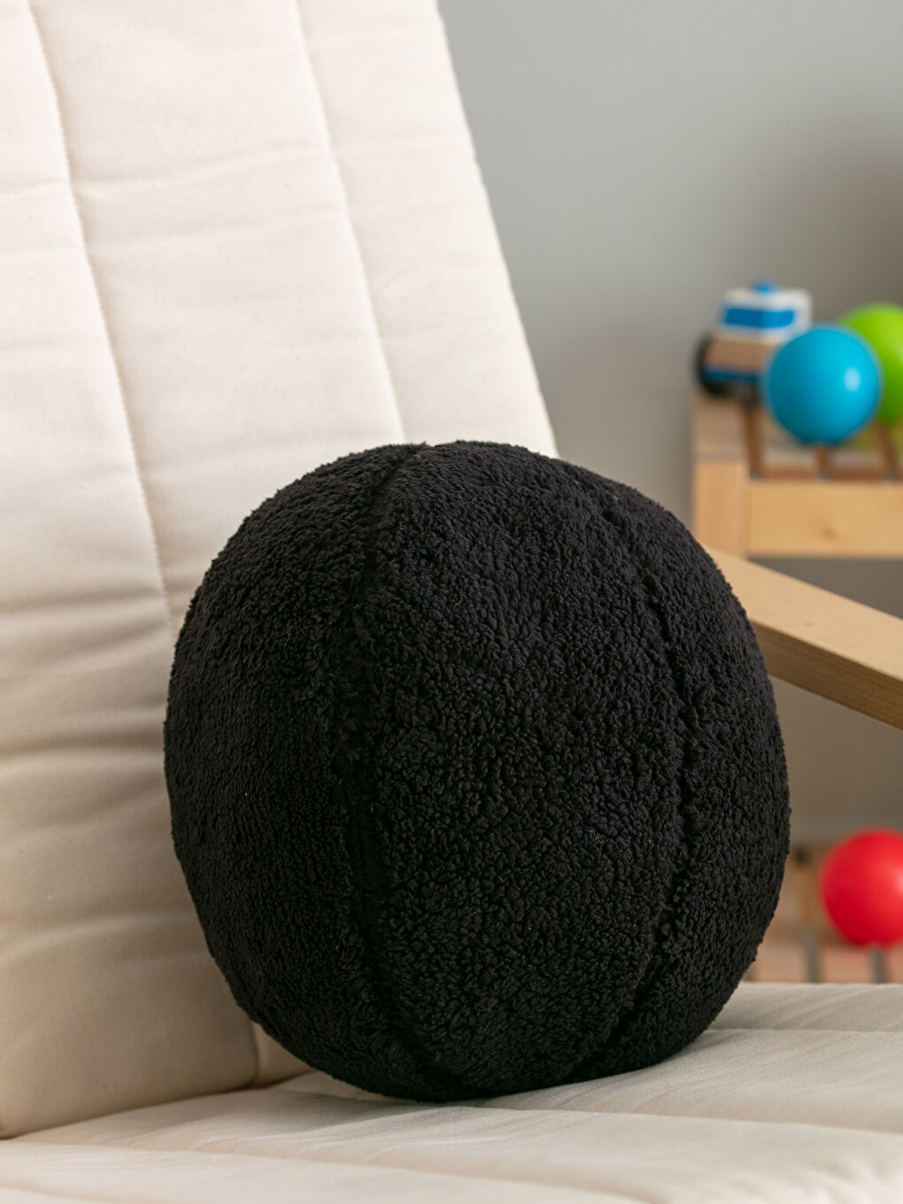 LCW HOME Filled Plush Ball Cushion 40 Cm -W1GK76Z8-RQL
