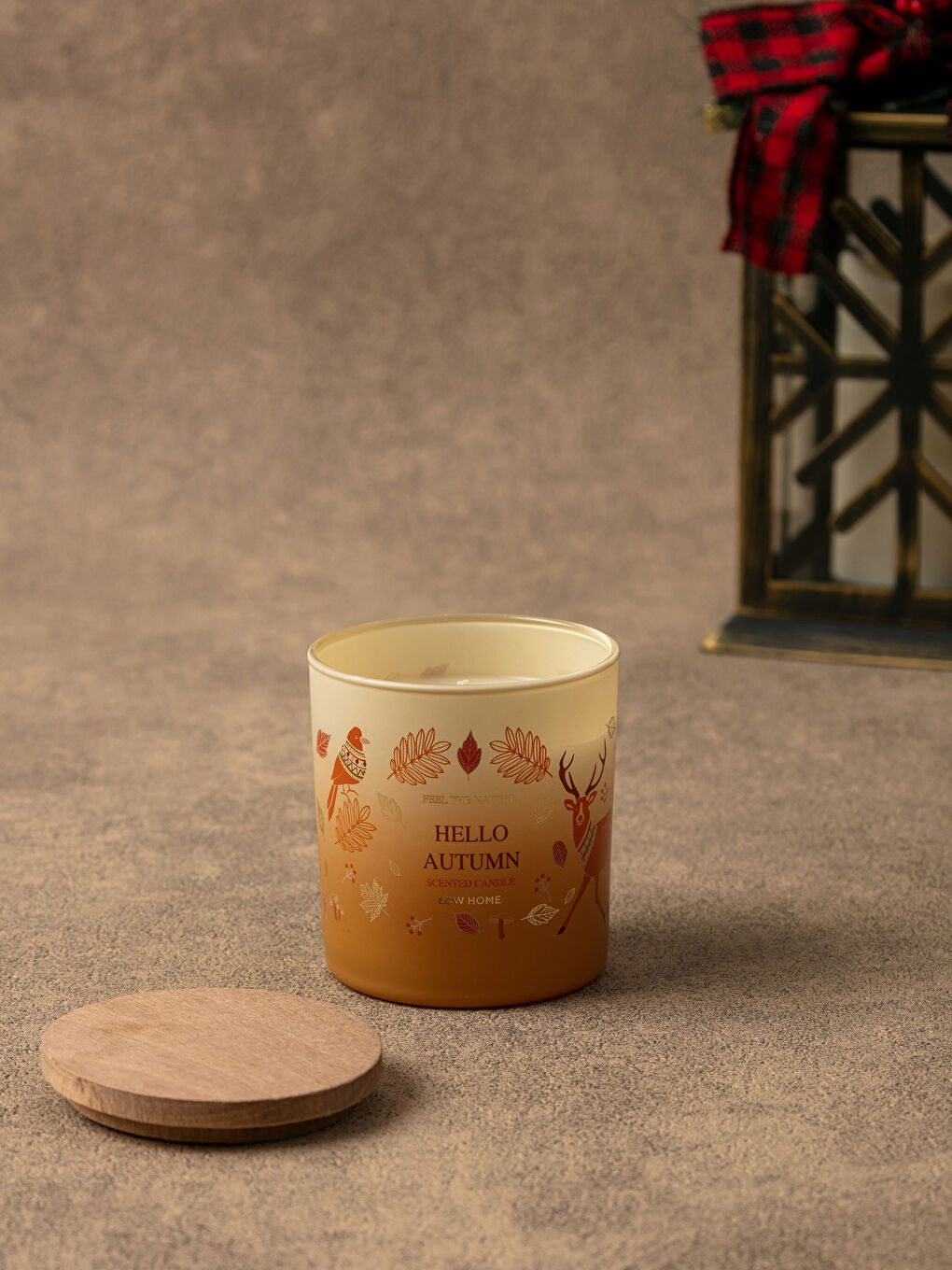 LCW HOME Slogan Baskılı Honey Blossom - Bal Kokulu Kapaklı Dekoratif Mum 210 g -W1GN64Z8-F9C