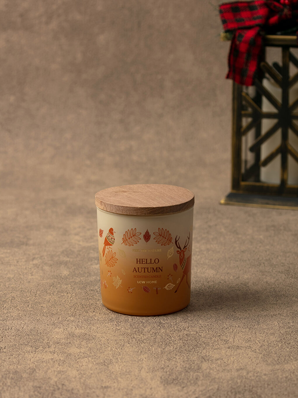 LCW HOME Slogan Baskılı Honey Blossom - Bal Kokulu Kapaklı Dekoratif Mum 210 g -W1GN64Z8-F9C
