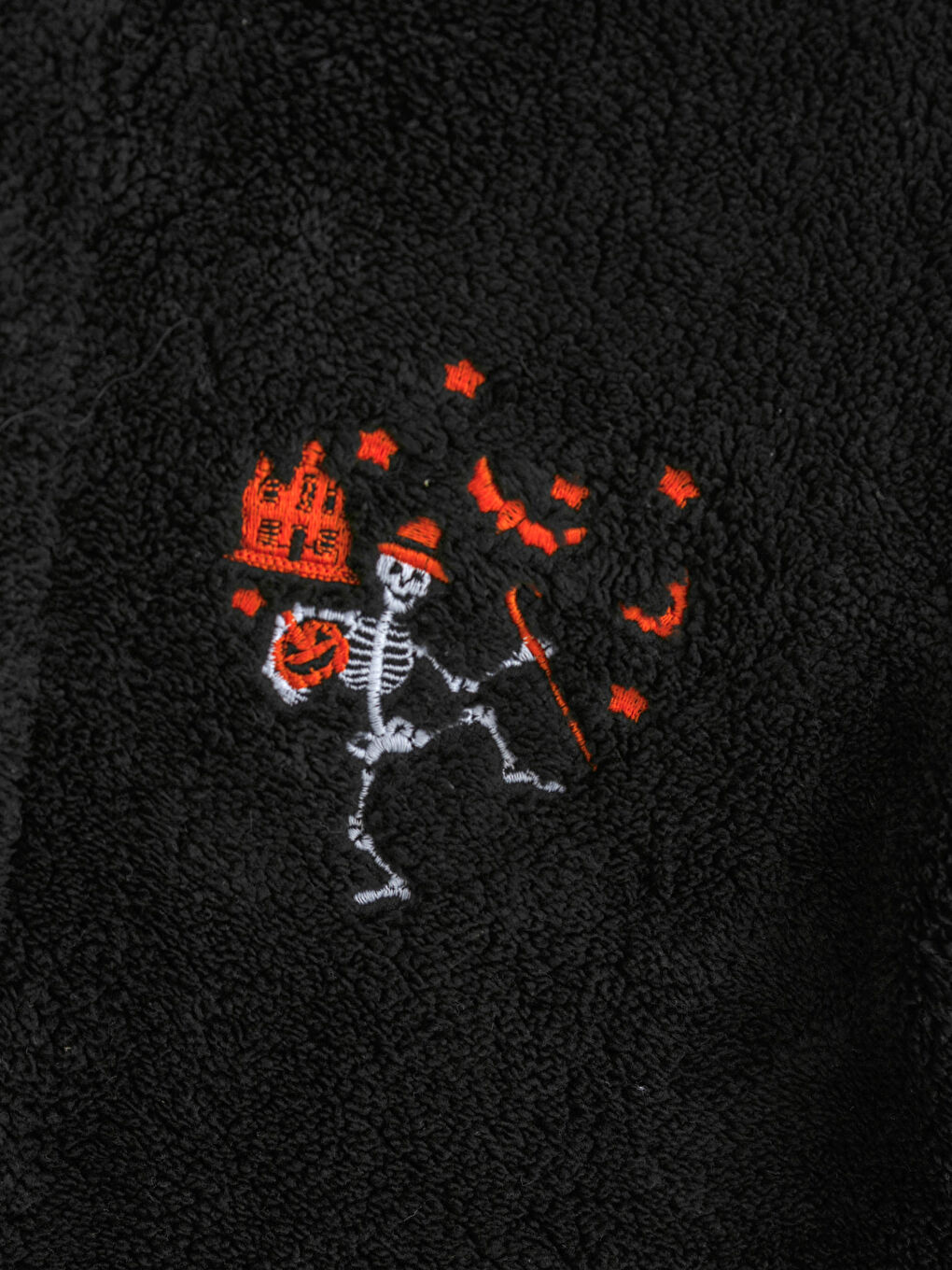 Peignoir Garçon à Capuche Détails Brodés-2