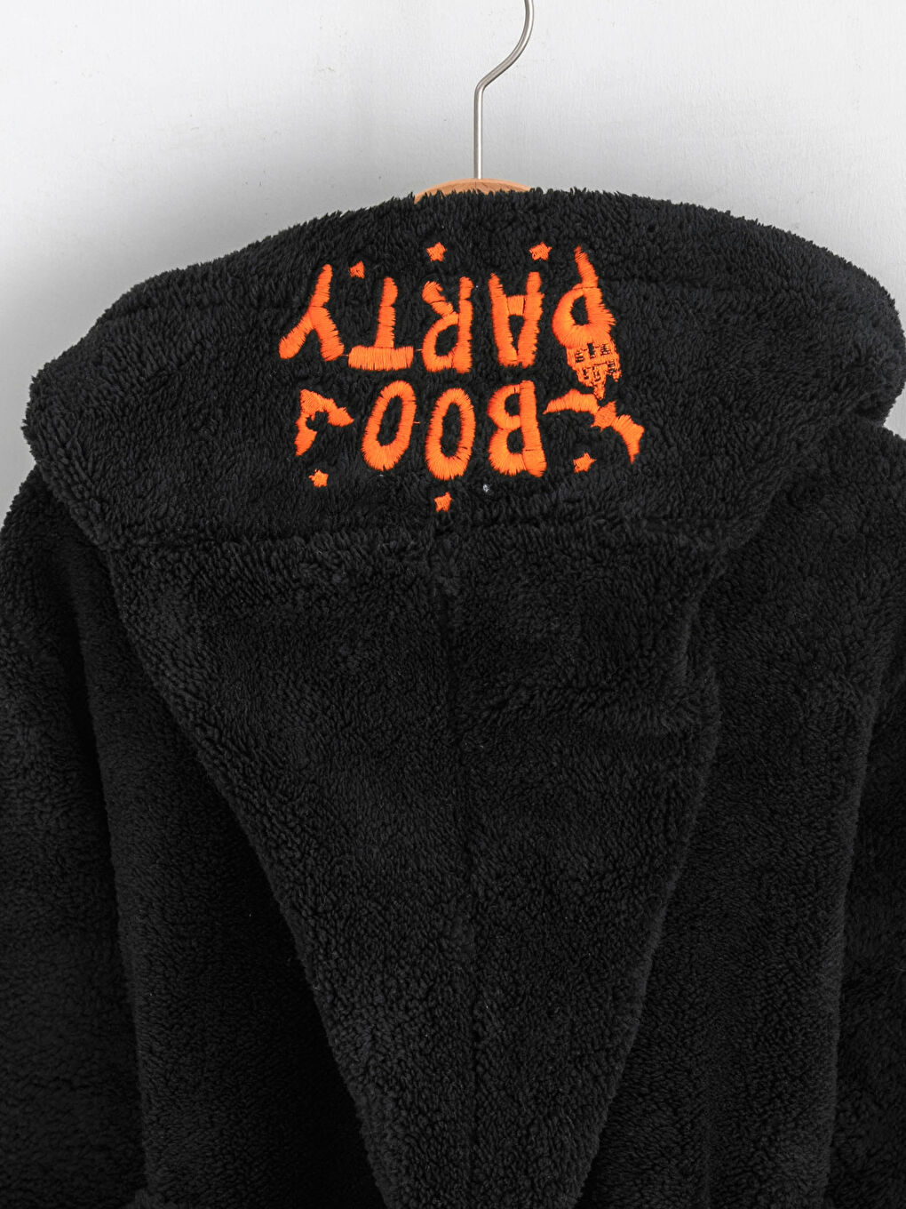 Peignoir Garçon à Capuche Détails Brodés-3