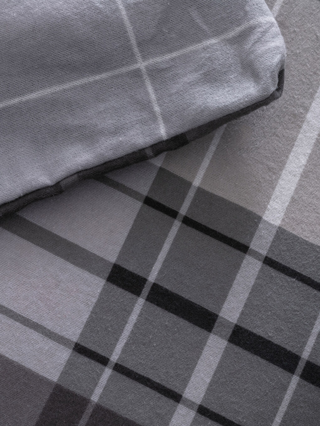 Double Double Sided Checkered Duvet Cover Set-5