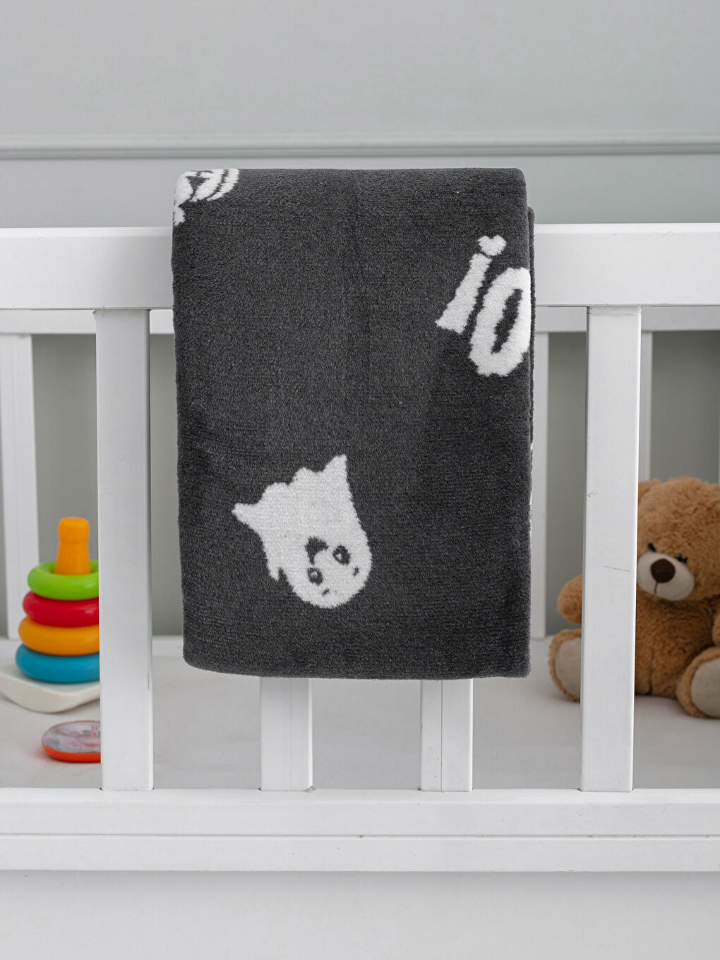 LCW HOME Patterned Cotton Baby Boy Blanket 100x120 Cm -W1GS73Z4-F9C