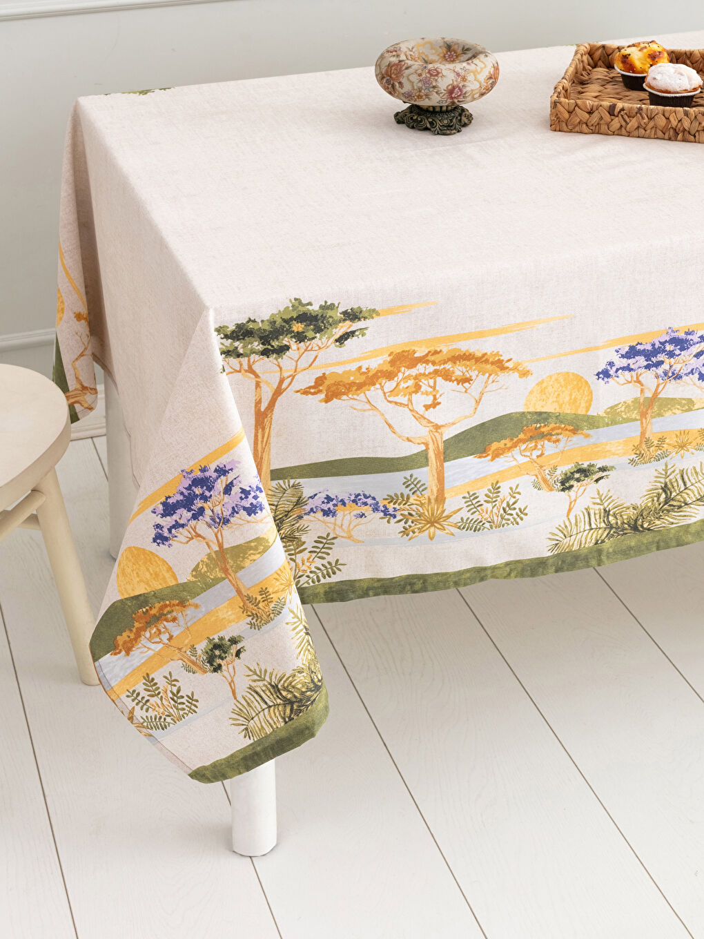 مفرش ترابيزة مطبوع 150x200 سم