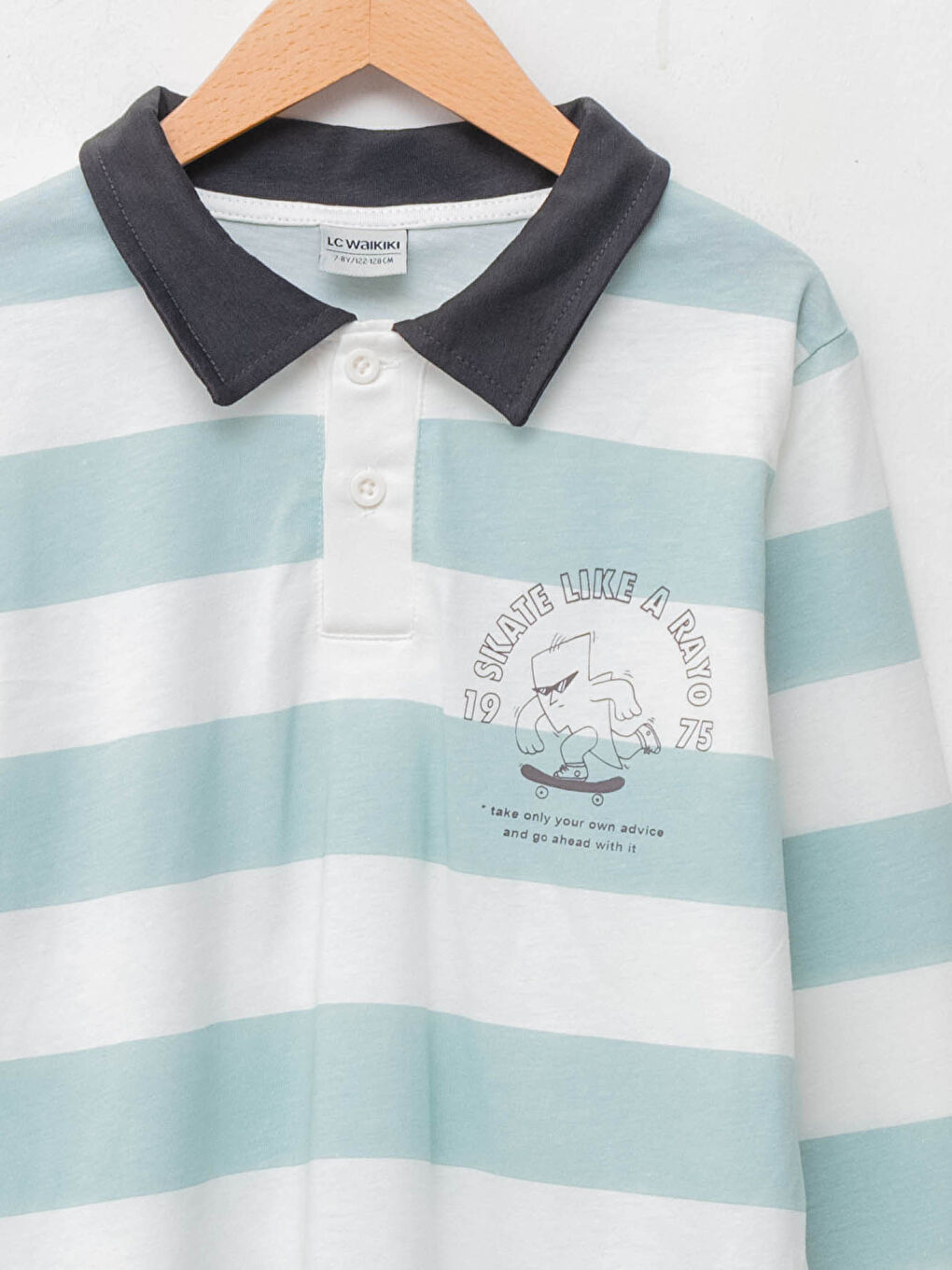 LCW Kids Polo Neck Striped Long Sleeve Boys' T-Shirt -S1M278Z4-LQQ