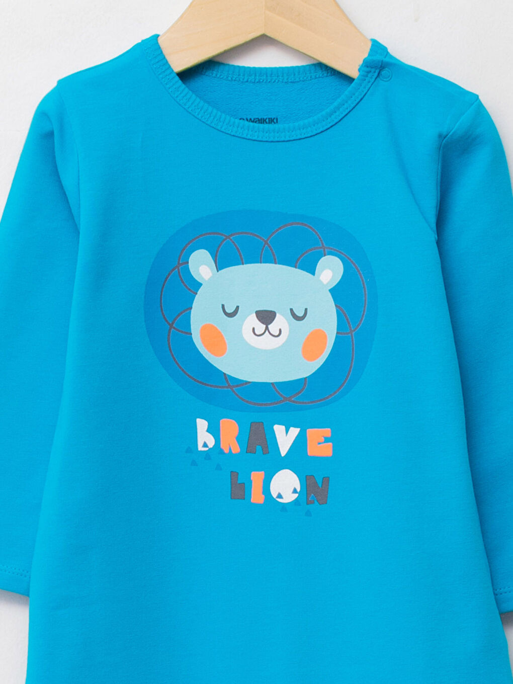 Combinaison pour Bébé Garçons à Manches Longues avec Col Rond-2