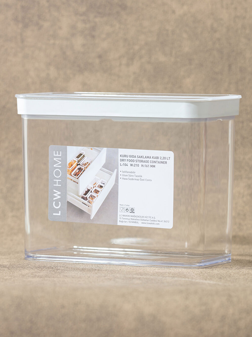 Récipient Alimentaire Avec Couvercle 2200 Ml-2