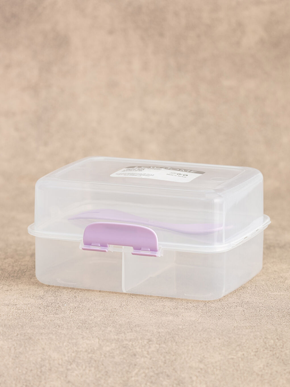 LCW HOME Plastic Divided Fork Lunch Box 13x17.5x9 Cm -W1H213Z8-Q57
