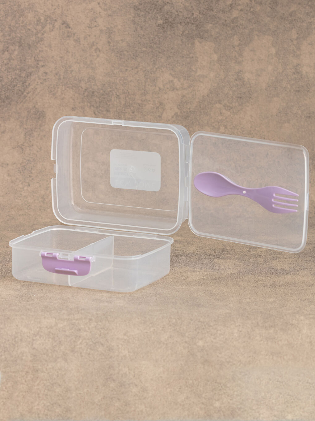 LCW HOME Plastic Divided Fork Lunch Box 13x17.5x9 Cm -W1H213Z8-Q57