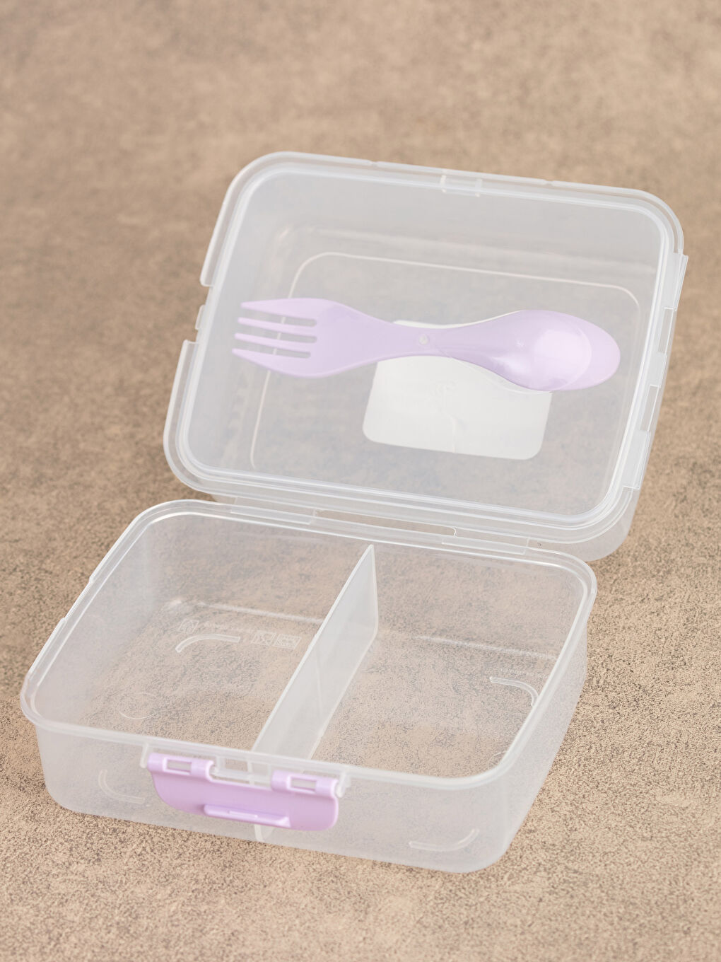 LCW HOME Plastic Divided Fork Lunch Box 13x17.5x9 Cm -W1H213Z8-Q57