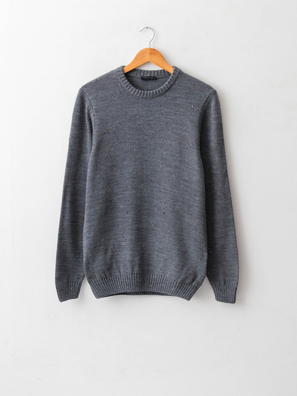 Rundhalsausschnitt Langarm Herren Strickpullover