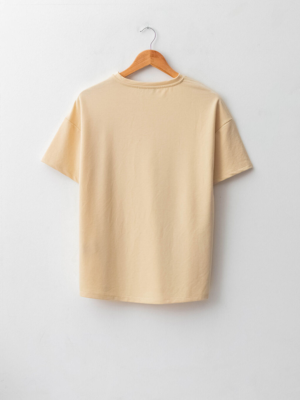 LCWAIKIKI Maternity Rundhalsausschnitt Schlicht Kurzarm Mutterschafts-T-Shirt -W1H384Z8-LXK