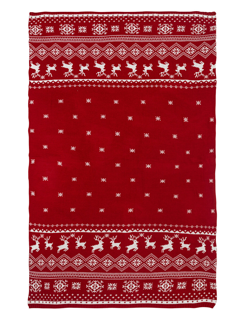 LCW HOME Weihnachtlich Gestaltete Strickwaren TV-Decke 100x150 Cm -W1H568Z8-F9C