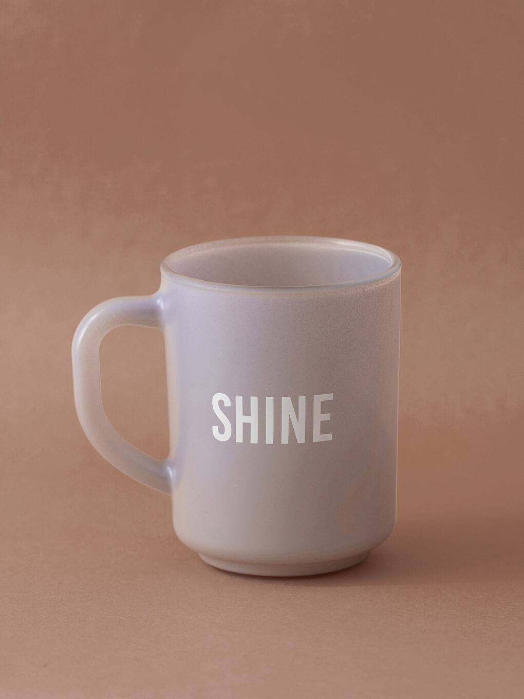 Mor Slogan Baskılı Cam Kupa Bardak 260 ml-2