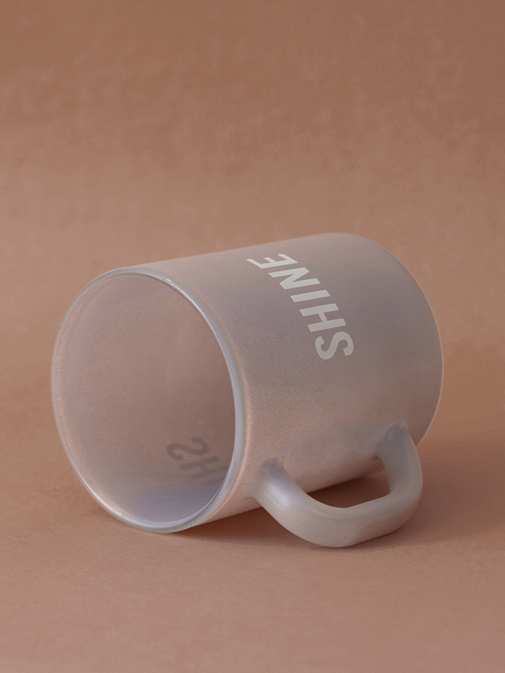 Mor Slogan Baskılı Cam Kupa Bardak 260 ml-3