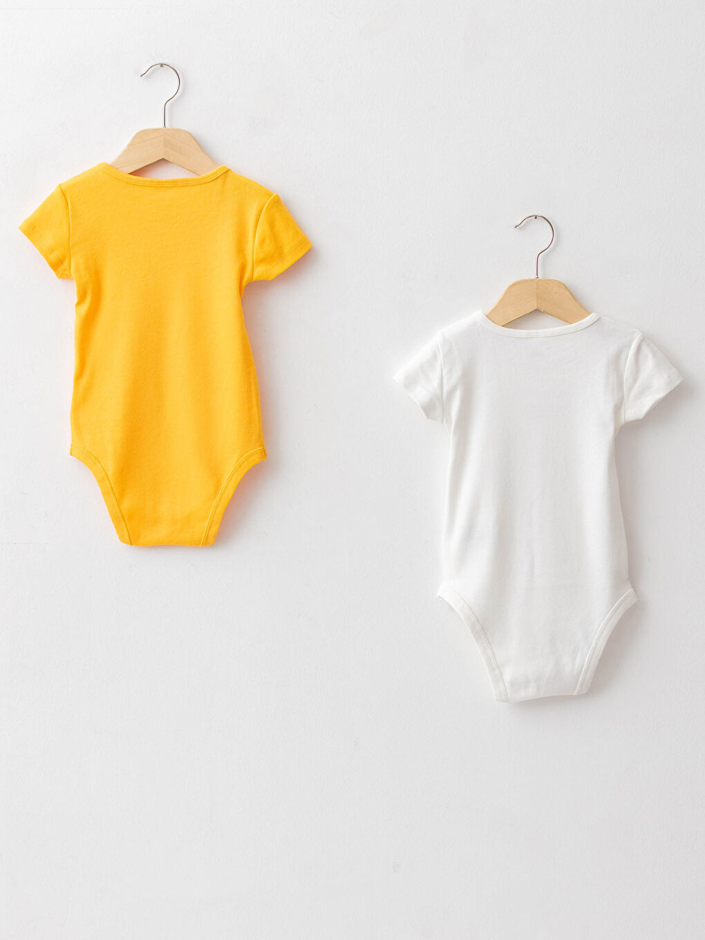 Crew Neck Short Sleeve Printed Cotton Baby Boy Body With Snap Fastener 2 Pieces-1