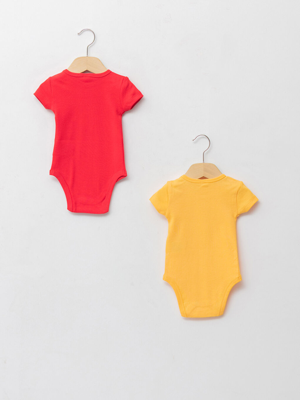 Боди с круглым вырезом, коротким рукавом, с принтом, хлопковое, для малышей мальчиков, с заклепками, 2 упаковки-1